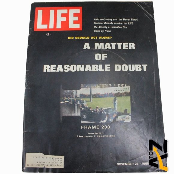 Lot 5 Look Life Magazines on JFK John F Kennedy (Death of a President) 1966-1969 - Picture 11 of 11